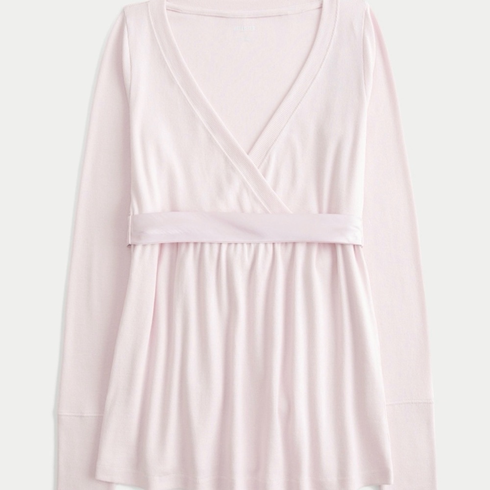 Light Pink Long Sleeve Top